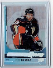 Kalle Kossila 2017-18 Upper Deck Asetate Young Guns Rookie Card