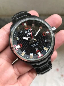 Seiko Alba Quartz Jumbo Size VJ43-X033 Men's Japan Watch SAL246SAL8 - Picture 1 of 17