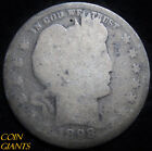 1898 Barber Silver Quarter 25C Philadelphia Mint Coin Key Date Rare Circulated