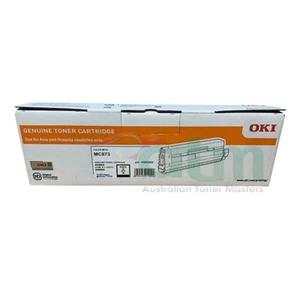 OKI MC873 Genuine Black Toner Cartridge 45862832 - Picture 1 of 4