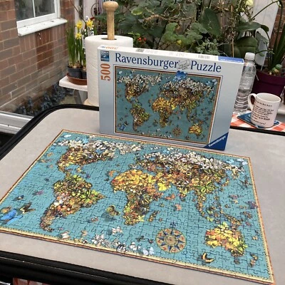 Rompecabezas Ravensburger, World of Butterflies 150434, 500 piezas COMPLETO Foto 1 de 4