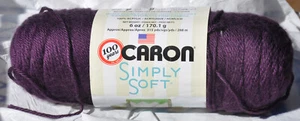 Caron Simply Soft in Plum Perfect #9761 - Neu & Rauchfreier Haushalt - Bild 1 von 4