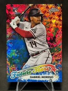 2023 Topps Chrome Logofractor GABRIEL MORENO Future Stars RC Blue 045/150 #FS-9 - Picture 1 of 2