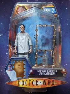Doctor Who Chip & Destroyed Lady Cassandra Series 2 5” Action Figure BNIB - Picture 1 of 8