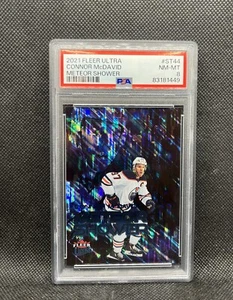 Conor McDavid METEOR SHOWER 2021-22 Fleer Ultra Hockey #ST-44 Case Hit PSA 8 - Picture 1 of 2