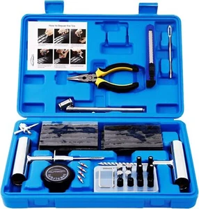 Tire Repair Kit - 68pcs Heavy Duty Tire Plug Kit, Universal Tire Repair Tools - Picture 1 of 14