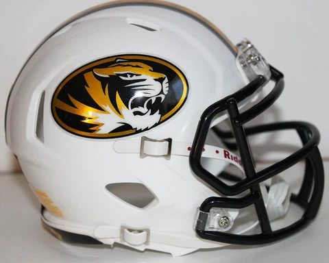 2019 Mizzou Missouri Tigers Custom Riddell Mini Helmet vs Florida - Top Gun Cover