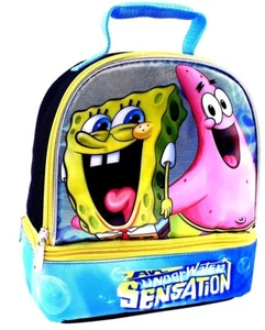 Spongebob Squarepants and Patrick Dome 9.5" Insulated Lunch Bag Lunchbox-New! - Picture 1 of 2