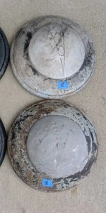 2 Ford V8 Dog Dish Hubcap OEM 1934 1935 1936 1937 1938 39 Wheel Cover - Picture 1 of 5