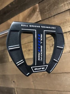 DEMOSTRACIÓN para zurdos Rife Golf Roll Groove RG5 Putter (37") eje de acero 3078-NSYG - Imagen 1 de 9
