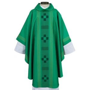 Casulla de la colección Trevi verde - Imagen 1 de 2