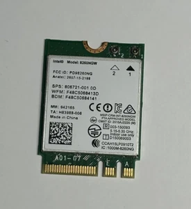 Intel Model 8260NGW Wifi Wireless Card With Bluetooth 4.0 806721 001 806722 001 - Picture 1 of 1