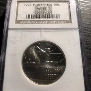 1992 P Olympics Liberty Half Dollar - Picture 1 of 2