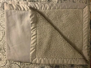 HTF KOALA BABY GRAY MINKY TEXTURE SHERPA BABY BLANKET - Picture 1 of 4