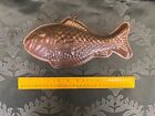 Vintage Copper Coated Fish (Carp) Mold With Hanging Ring