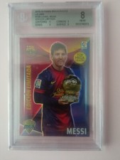Lionel Messi Limited Edition 72B Liga Panini Megacracks 2015-16 BGS 8 NO ROOKIE