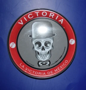 VICTORIA BEER LA VICTORIA DE MEXICO ASPECTO ESQUELETO MINI BANDEJA PUNTA Posavasos - NUEVO - Imagen 1 de 1