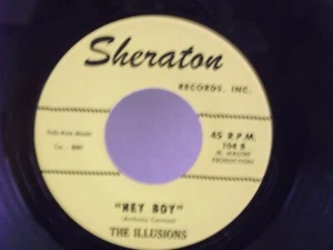 The Illusions,Sheraton 1043,"Lonely Soldier",US,7"45,Bell Sound,1961 doo wop,M - Picture 1 of 2