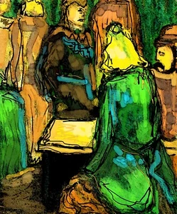 A Night At The Moulin Rouge - Limited Edition Print - By F. DeTrolio - Picture 1 of 7