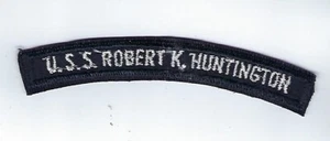 USS Robert K. Huntington, US Navy "Rocker" - Picture 1 of 1