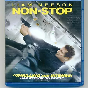 NON-STOP 2014 PG-13 mystery action thriller movie new Blu-ray & digital - NO DVD - Bild 1 von 5