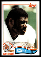 1982 Topps James Owens #504 Tampa Bay Buccaneers NFL Football Base Set