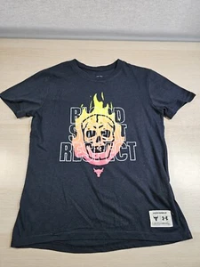 Under Armour Project Rock Blood Sweat Respect Loose Heat Gear Tshirt YMD 10-12 - Picture 1 of 7