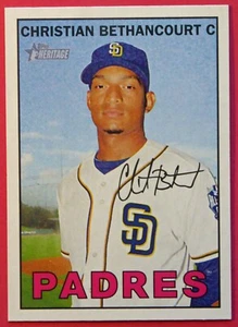 2016 Topps Heritage Christian Bethancourt #221 (Padres) NM+ - Picture 1 of 1