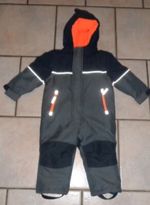 Baby Schneeanzug Skianzug Overall  Hai-Kapuze Topomini  Gr. 80 - Bild 1 von 12
