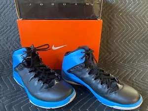 Nike Jordan Prime Fly Men's Basketball Shoe No. 599582-006 Sz. 11.5 BLACK/ BLUE - Picture 1 of 15