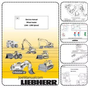 Liebherr L544 - L580 Wheel Loader Service Manual - Picture 1 of 1
