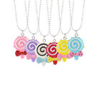 6 Pcs Lollipop Jewelry Costume Jewelry Kids Bow Play Necklace Girl Bow Necklace