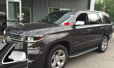 Cubiertas de espejo de puerta cromadas superiores Chevy Suburban/Tahoe/GMC Yukon/Yukon XL 2015-2019 Foto 1 de 2