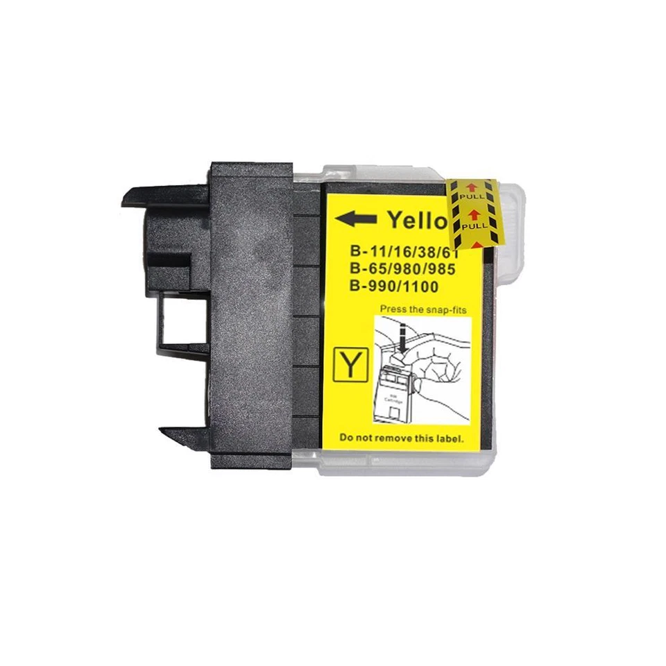 1 Cartouche d'encre Jaune pour Brother MFC-J265W & MFC-J415W - Bild 1 von 4