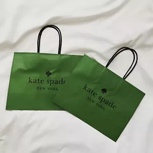 2 New Kate Spade Paper Shopping Gift Bag 8" x 10" x 4.5" - Picture 1 of 3