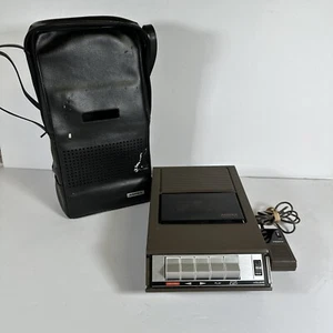 Vintage Solid State AMPEX MICRO 9A Tape Recorder & Microphone Clean with Case - Picture 1 of 8