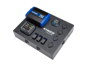 Kings Plus Control Box 25A | 25A DC-DC Charger Built In |Backlit Rocker Switches - Picture 1 of 11