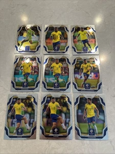 Lot of 9 Copa America Panini Prizm Brazil National Team All Brazil - Bild 1 von 3