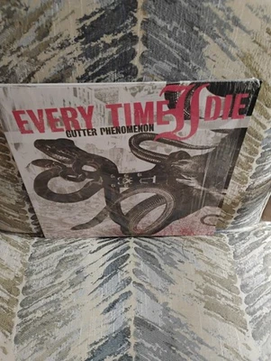 EVERYTIME I DIE GUTTER PHENOMENON PINK BLACK WHITE SPLATTER VINYL RECORD NEW LTD - Image 1 of 3