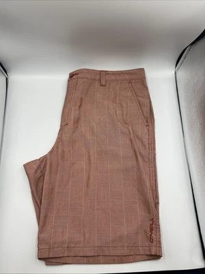 Pantalones cortos O’Neil para hombre 10” rojo entrepierna talla 38 Foto 1 de 4