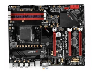 ASRock 990FX Killer Motherboard Socket AM3+/ AM3 AMD 990FX DDR3 DIMM ATX - Picture 1 of 6