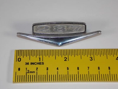 De colección 1968 69 AMC Javelin 287 Rambler Coche Vehículo Guardabarros Emblema Insignia 3554054 Foto 1 de 4