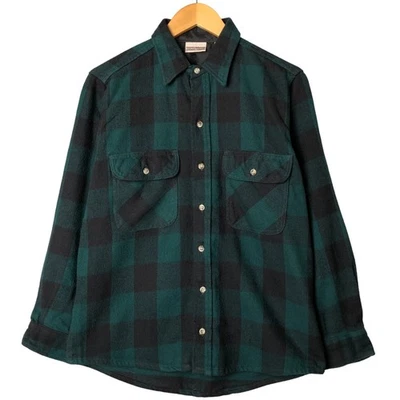 Vintage Field and Stream buffalo check long-sleeve flannel shirt made in the... - Image 1 of 4