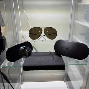 Authentic Porsche Design Aviator Sunglasses W/ Case P8478 Sz 69 - Picture 1 of 6