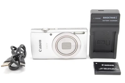 【MINT】Canon PowerShot IXY 200 ELPH 185 Digital Camera 8x Zoom Silver - Image 1 of 4