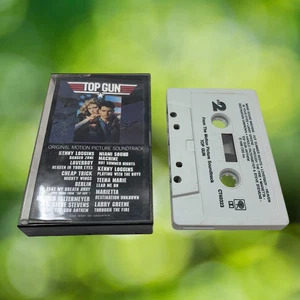 Vintage 1986 Top Gun Motion Picture Soundtrack Audio Cassette Tape Columbia - Picture 1 of 3