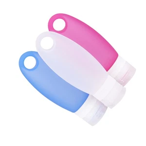Hanging Hole Travel Bottles Shampoo Container for Women Silicone - Picture 1 of 11