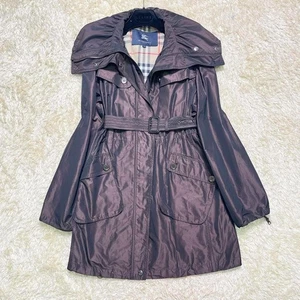 Burberry London Spring Coat Shiny Brown/Purple Shape Memory - Picture 1 of 18