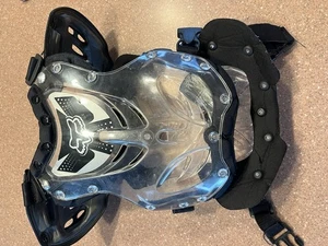 FOX RACING MOTOCROSS CHEST PROTECTOR KIDS/YOUTH Black/Clear Small - Bild 1 von 10