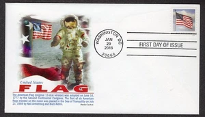 2016 Forever Flag Coil Definitive (Scott 5052) -  PANDA 4-Bar FDC TC116 - Picture 1 of 1